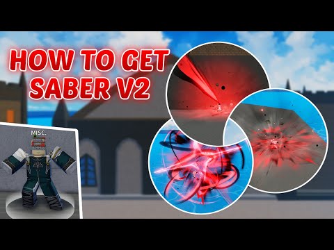 How to get the NEW SABER V2 + Showcase | King Legacy Update 5