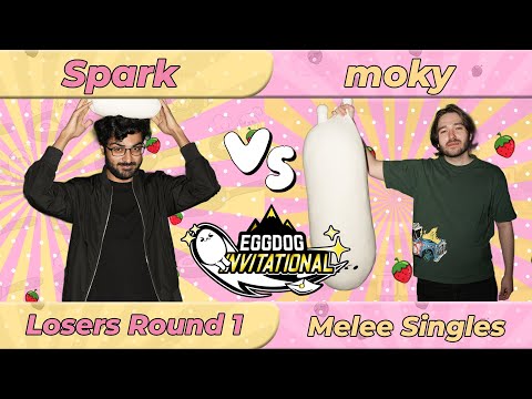 Spark (Sheik) vs moky (Fox) - Eggdog Invitational 2024 - Melee Singles: Losers R1