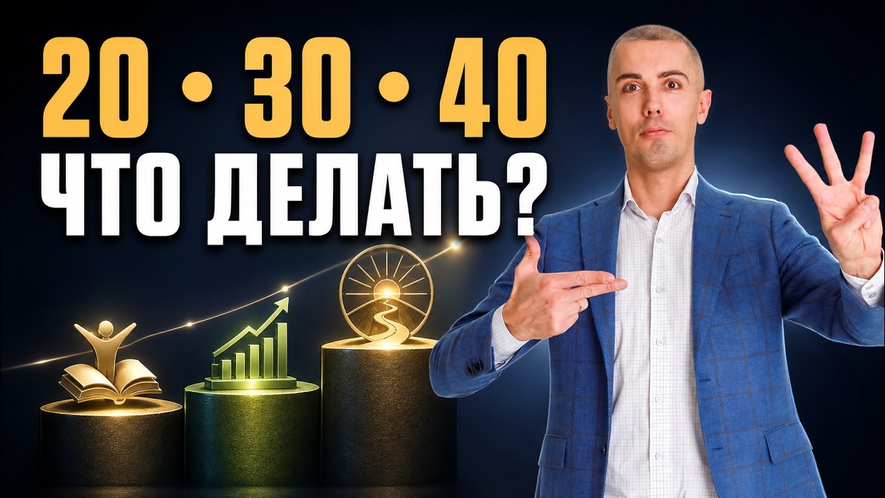 Главная финансовая задача каждого возраста: 20, 30 и 40+