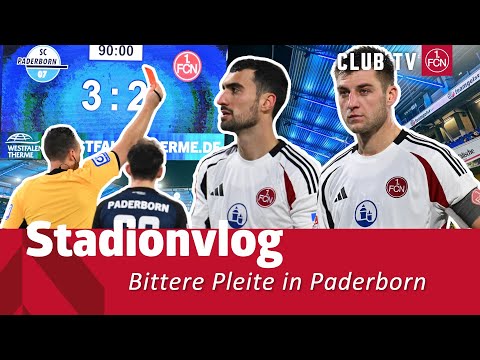 VAR, Platzverweis und Last-Minute-Gegentor😫 | STADIONVLOG gegen Paderborn | 1. FC Nürnberg