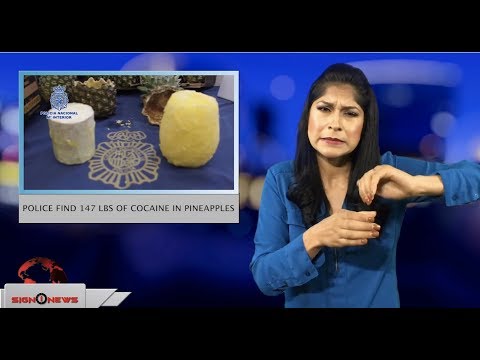 Police find 147 lbs of cocaine in pineapples (ASL - 8.27.18)