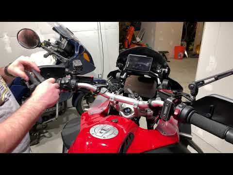 Install: RAM Mount Motorcycle Handlebar Clamp - R1200GS