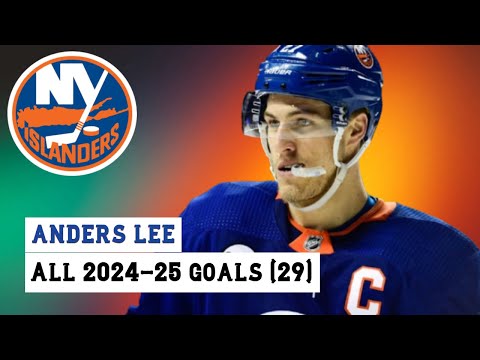 Anders Lee (#27) All 29 Goals of the 2024-25 NHL Season