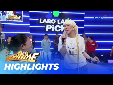 It’s Showtime: Madlang player, kinilig sa lambingan nila ng asawa! (Laro, Laro, Pick)