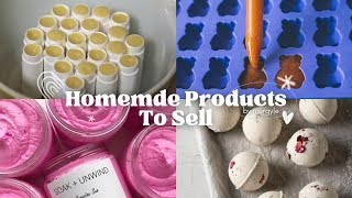 Homemade Products To Sell | Small Business Ideas