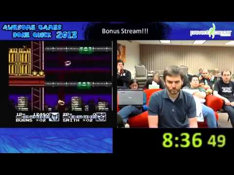 AGDQ 2013 Bonus Stream   Game 42   Contra Force
