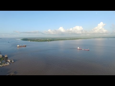 The Real Guyana Drone - Georgetown From 