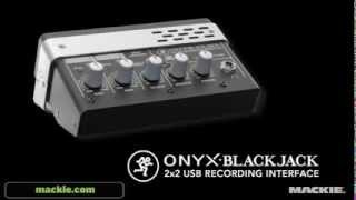 Video thumbnail for Mackie Onyx Blackjack USB Recording Interface by Gear4music Guitars