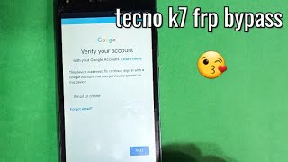 Tecno k7 FRP Bypass Without PC | Android 7 FRP Bypass