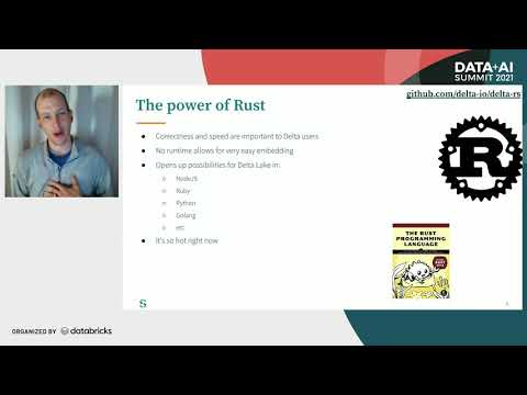 Growing the Delta Ecosystem to Rust and Python with Delta-RS
