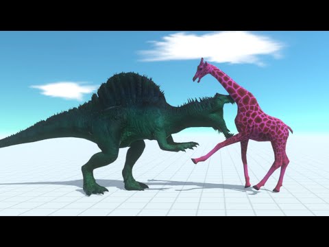 RAINBOW SPINOSAURUS vs EVERY RAINBOW UNIT - Animal Revolt Battle Simulator