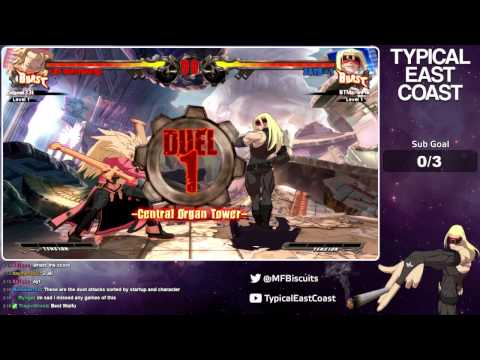 GGXRD: Zidane (Leo) vs BT | Marlinpie (Zato) FT5 Set 1