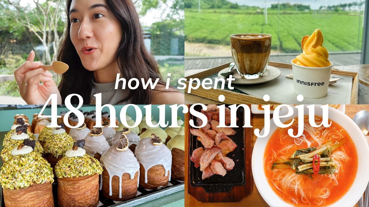 🍊48 Hours in Jeju | documenting *everything* we did, saw, and ate!