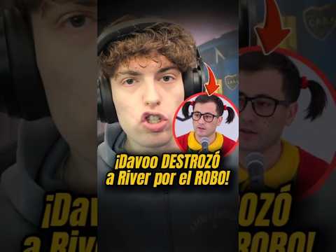 "𝙍𝙄𝙑𝙀𝙍 𝙂𝘼𝙉𝘼 𝙍𝙊𝘽𝘼𝙉𝘿𝙊" 🐔💲Davoo Xeneize destrozó a las gallinas por su guardia alta con Chiqui Tapia