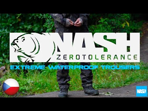 Spodnie Nash Zero Tolerance Extreme Waterproof Trousers Camo - XL film wideo