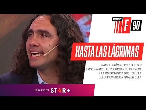 "SIN LA SELECCIÓN, UNA PARTE MÍA SE MURIÓ": #Sorín, EMOCIONADO HASTA LAS LÁGRIMAS en #ESPNF90