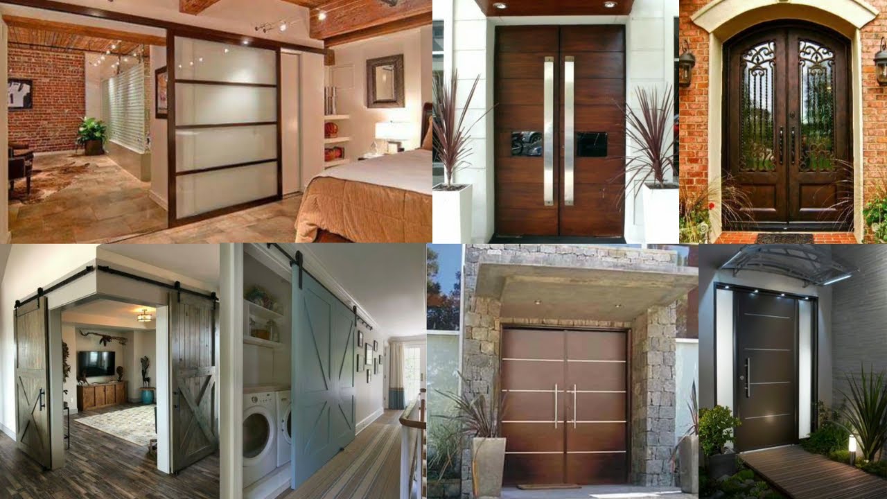 80 Ideas de puertas modernas para interiores y exteriores de casas - Puertas de entrada principal