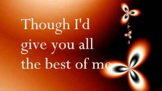 Best of me - Chrisette Michele (Lyrics)