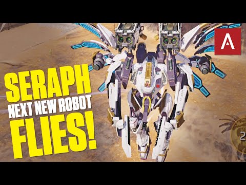 The Next Flying Robot in War Robots will be a TITAN KILLER! Seraph Test Server Gameplay