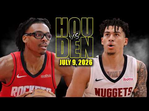 Denver Nuggets vs Houston Rockets Full Game Highlights - July 10, 2026 | NBA Summer League