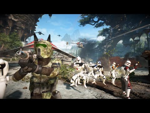 Clones Defend Kashyyyk | Star Wars Battlefront 2 Galactic Assault #starwars  #starwarsbattlefront2