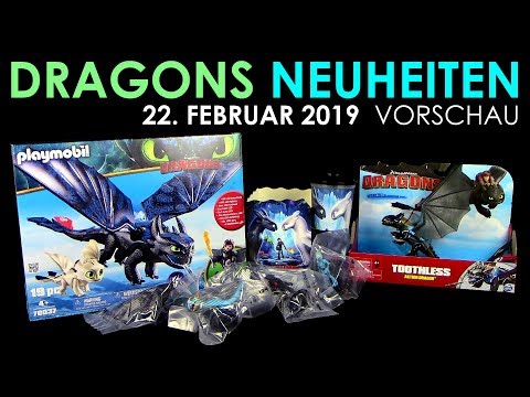Dragons 3 - Neuheiten Vorschau 22. Februar 2019 - Playmobil ® Kino Merchandise