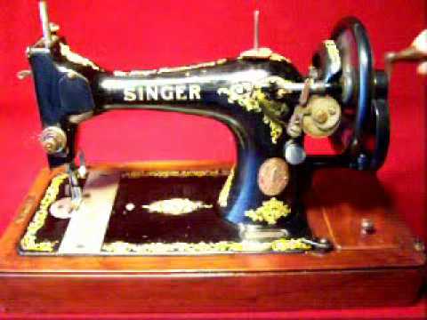 SINGER negrita Antigua-Cómo usarla 