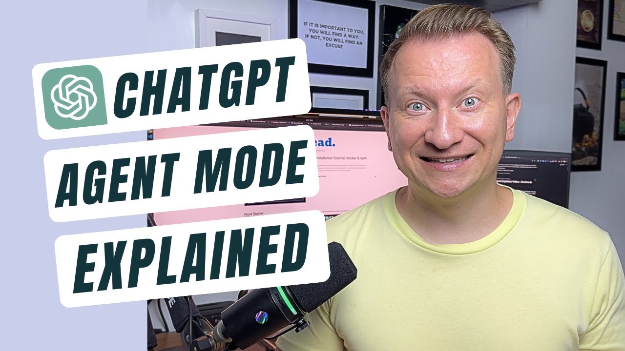 Video Tutorial: ChatGPT Agent EXPLAINED for Beginners