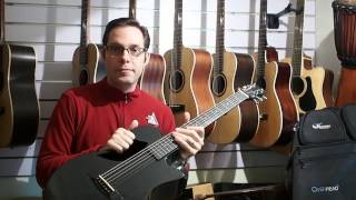 Video thumbnail for Journey Instruments Overhead OF660 Carbon Fiber collapsible travel guitar demo by Journey Instruments