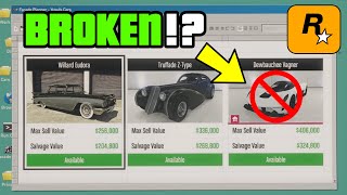 GTA 5 - Vehicle Robbery Claim Feature BROKEN! | Salvage Yard Business