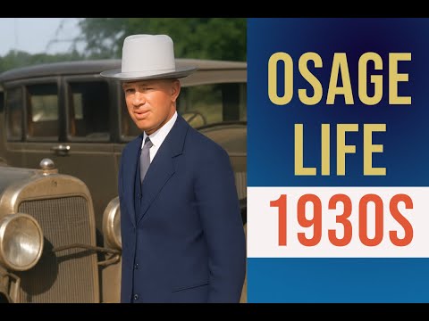 Osage Nation Life in 1930s Oklahoma | Rare Colorized Film from Pawhuska & Beyond