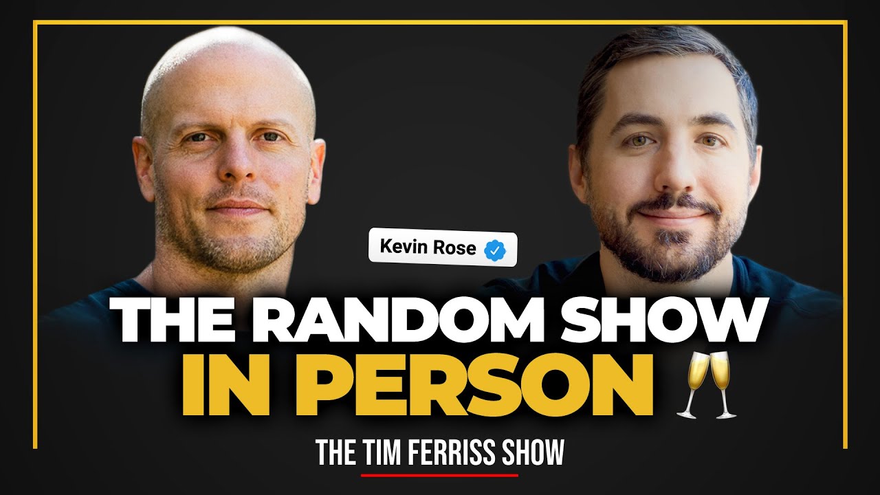 A Rare In-Person Random Show with Kevin Rose! How to Shape Your Mind, Books, Movies, and More