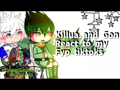 || Killua and Gon reacts to my fyp tiktoks || (HxH) Ft: Killugon