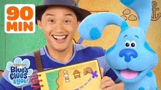 Explore the World with Blue! 🌍 | 90 Minutes of Travel Clues & Fun | Blue's Clues & You!