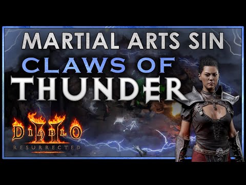 Diablo 2 RESURRECTED BUILD - CLAWS OF THUNDER ASSASSIN