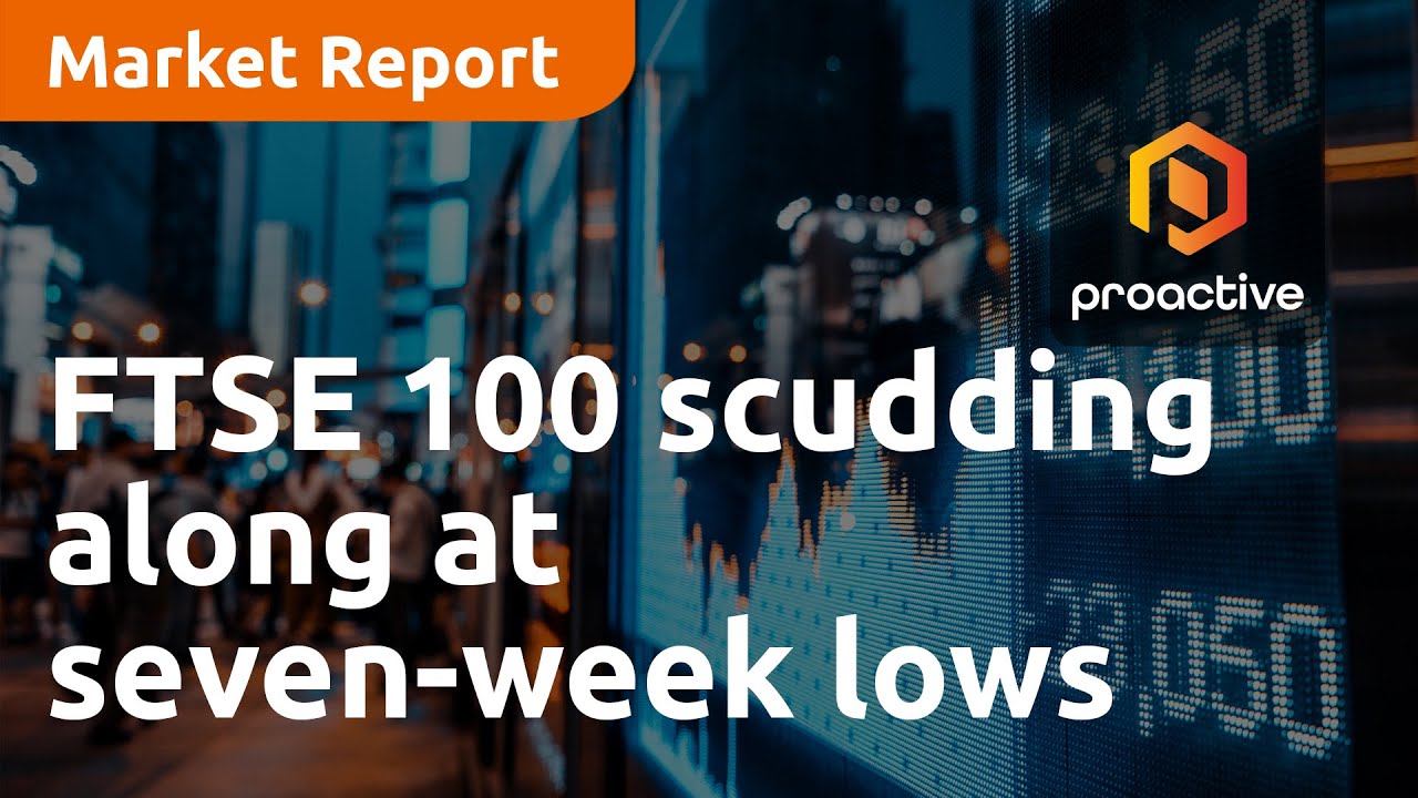 FTSE 100 scudding along at seven-week lows — Market Report