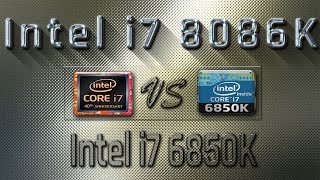 Video thumbnail for i7 8086K vs i7 6850K Benchmarks | Gaming Tests Review & Comparison by PC Performance Benchmarks