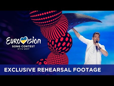 Nathan Trent - Running On Air (Austria) EXCLUSIVE Rehearsal footage