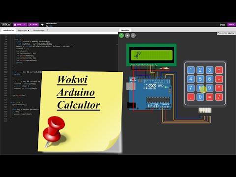 Wokwi Arduino calculator