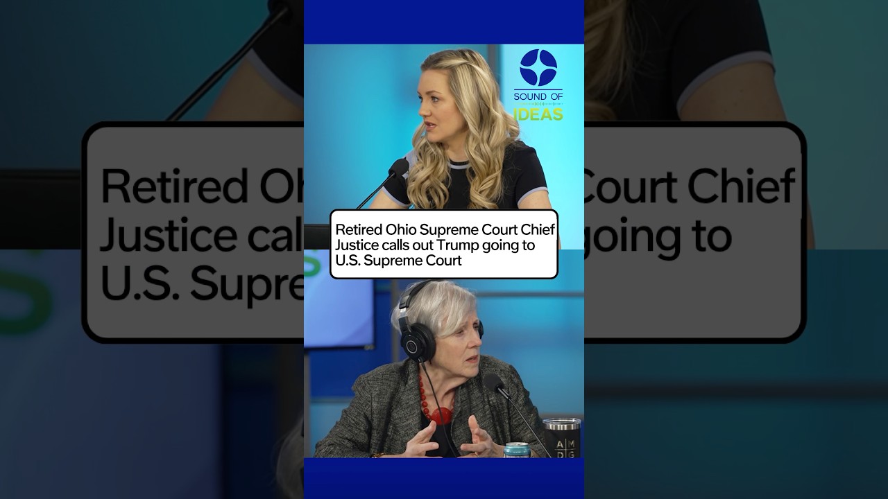 Retired Ohio Supreme Court Chief Justice calls out Trump going to U.S. Supreme Court