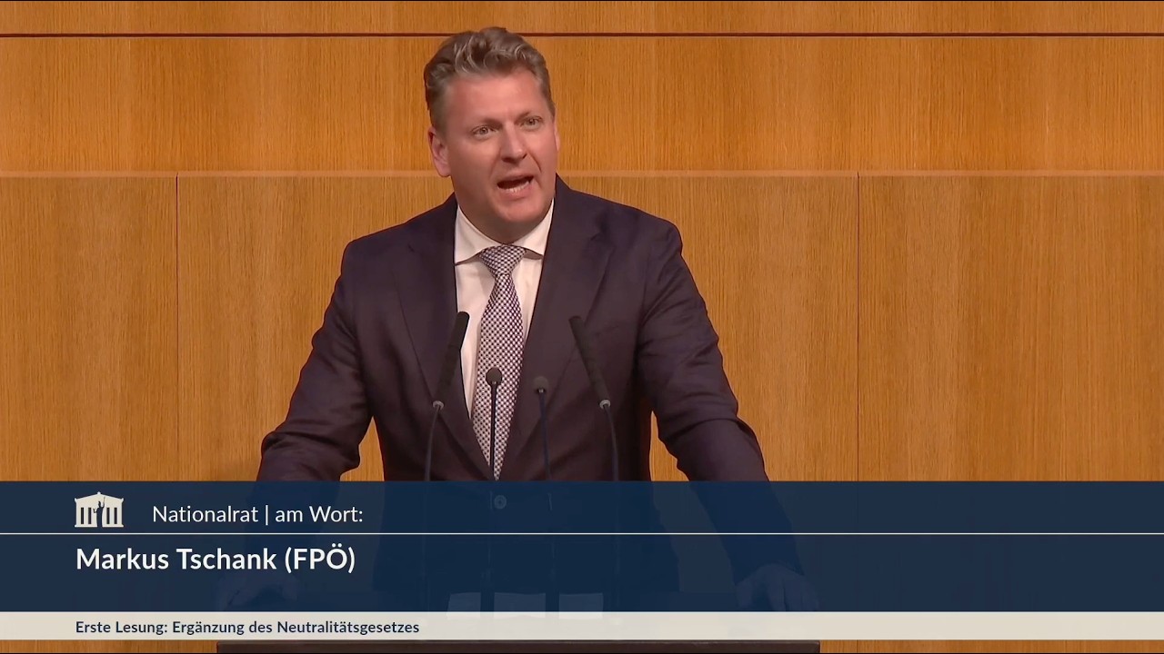 Markus Tschank - Bundesverfassungsgesetz über die Neutralität Österreichs - 11.6.2026