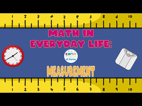 Math in Everyday Life: Measurement