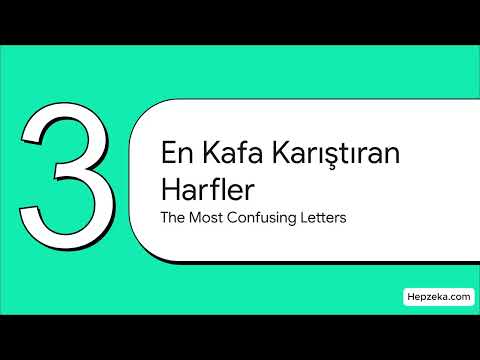 1. Sınıf İngilizce Alfabe - The Alphabet