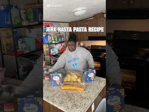 Jerk Rasta Pasta Recipe 🍝 #cooking #cookwithme #cookingvlog #dinner #recipe