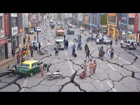 Tragedy in Japan NOW! M7.6 Earthquake in Aomori, tsunami sirens echoing everywhere
