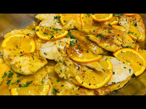 Petto di pollo all’arancia tenero e cremoso ￼