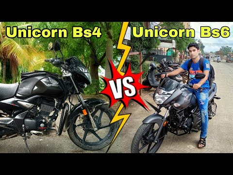 Honda Unicorn Bs6 VS Bs4 | Comparison | Which One Is Best ?? |