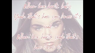 JoJo - When Love Hurts (Lyrics)