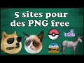 Top 5 sites pour obtenir des IMAGES en PNG (FOND TRANSPARENT) GRATUITEMENT 🙂