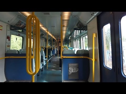 On Board an IE 29000 Class Commuter Train - Sydney Parade and Sandymount, Dublin